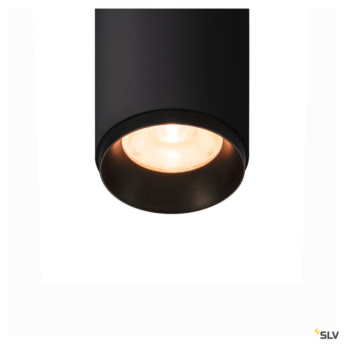 NUMINOS CL DALI S, Indoor LED recessed ceiling light black/black 2700K 24°