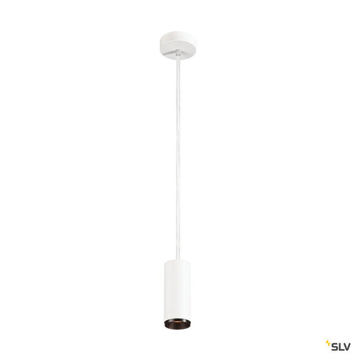 NUMINOS PD DALI S, Indoor LED pendant light white/black 2700K 24°