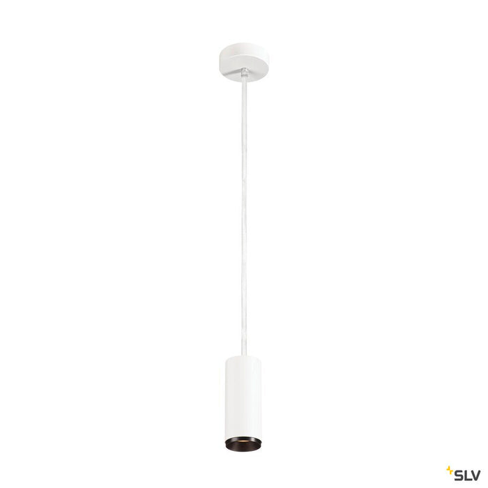 NUMINOS PD DALI S, Indoor LED pendant light white/black 3000K 24°