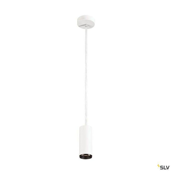 NUMINOS PD DALI S, Indoor LED pendant light white/black 4000K 36°