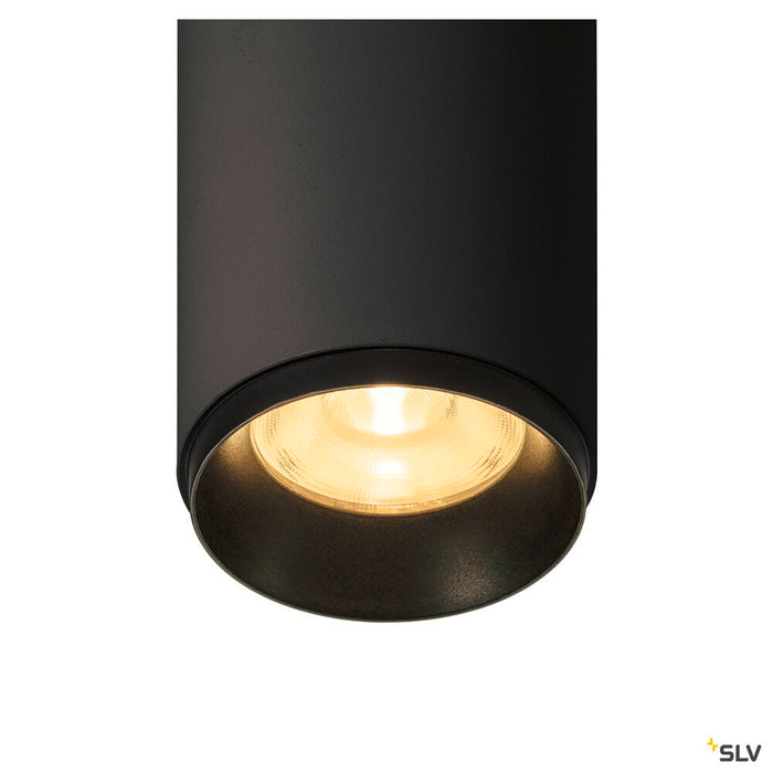NUMINOS SPOT DALI M, Indoor LED recessed ceiling light black/black 3000K 36°