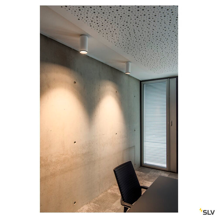 NUMINOS CL DALI M, Indoor LED recessed ceiling light white/black 3000K 36°