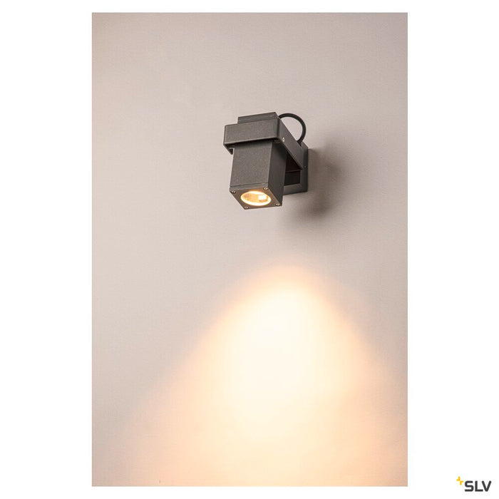 THEO BRACKET CW, outdoor wall and ceiling-mounted light QPAR51 anthracite