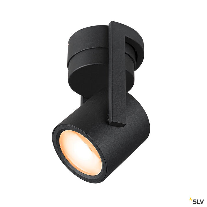 OCULUS CW, Indoor LED wall and ceiling mounted light black DIM-TO-WARM 2000-3000K