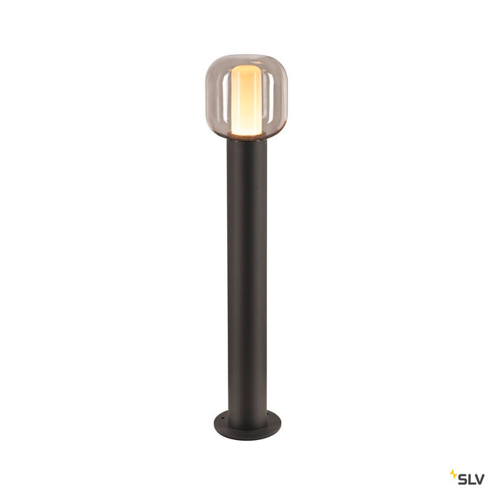 OVALISK 75 FL, Outdoor LED free-standing light anthracite CCT switch 3000/4000K