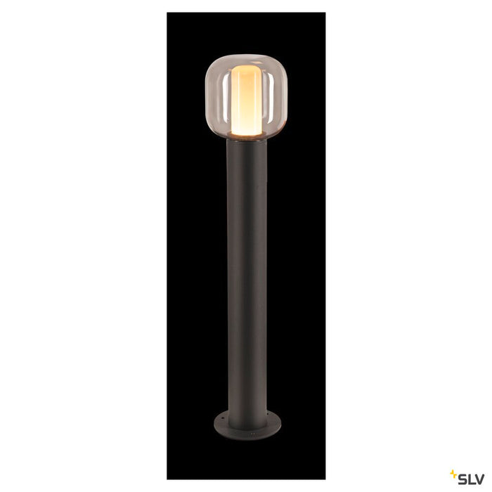 OVALISK 75 FL, Outdoor LED free-standing light anthracite CCT switch 3000/4000K