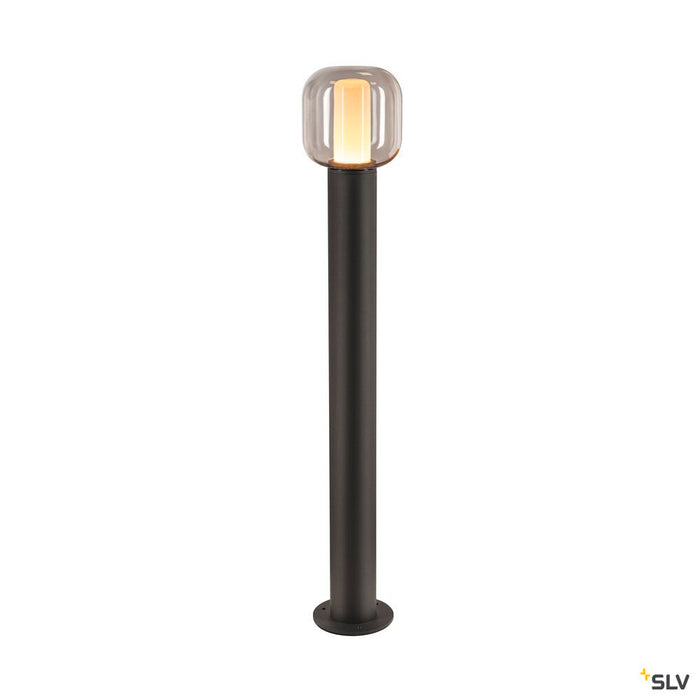 OVALISK 100 FL, Outdoor LED free-standing light anthracite CCT switch 3000/4000K