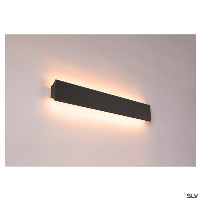 DIRETO 60 WL, Indoor LED wall-mounted light black CCT switch 2700/3000K