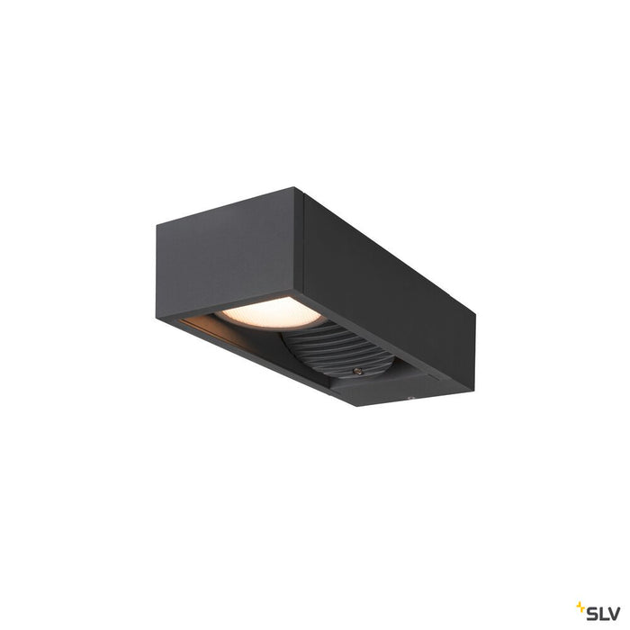 ESKINA FRAME WL, Outdoor LED wall-mounted light double anthracite CCT switch 3000/4000K