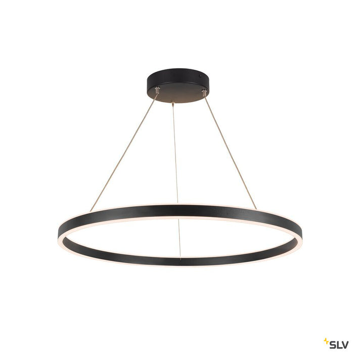 ONE 80 PD DALI UP/DOWN, Indoor LED pendant light black CCT switch 3000/4000K
