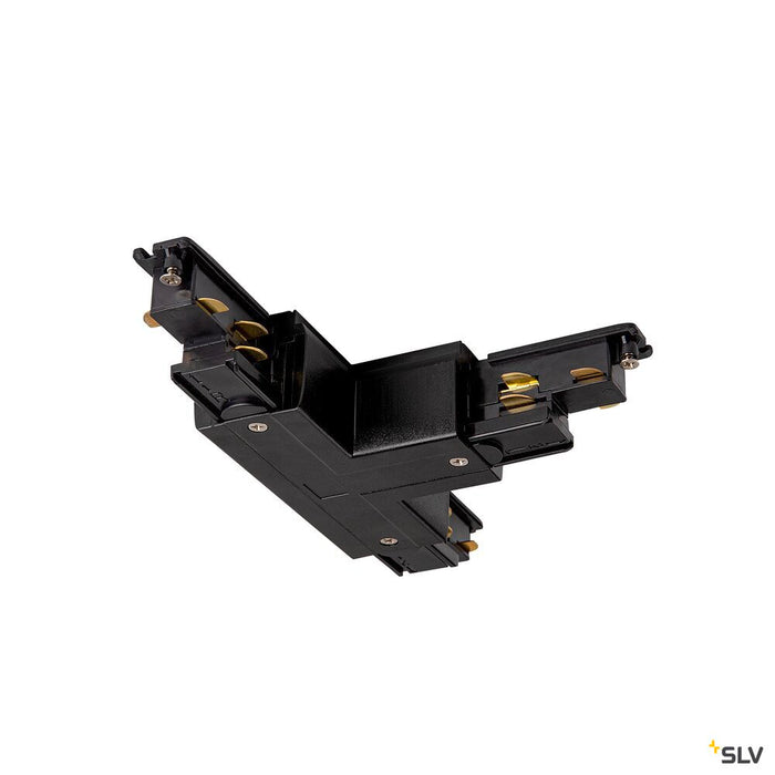 S-TRACK DALI T-connector, with feed-in capability, right, black