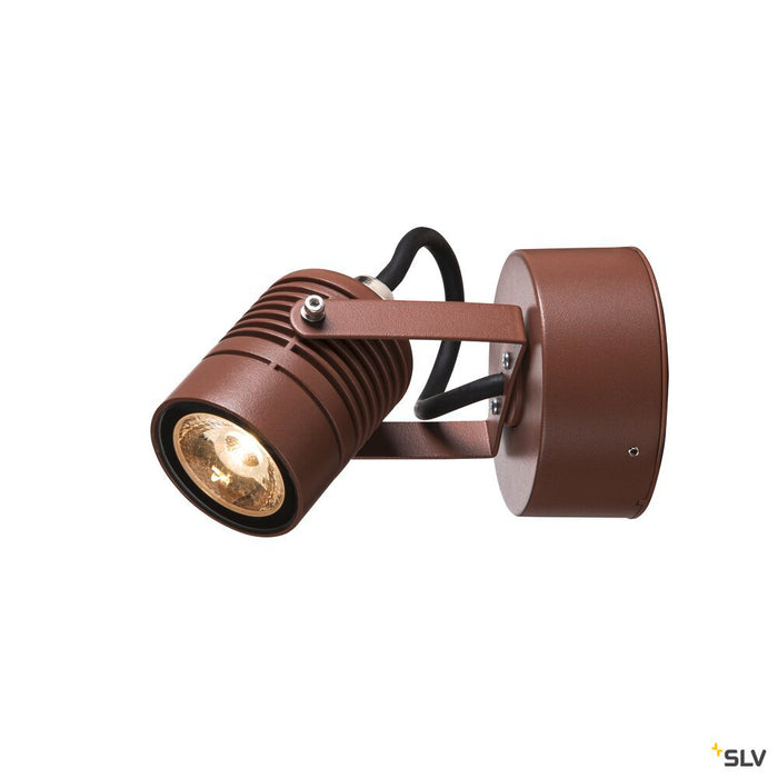 LED SPOT SP, Outdoor LED wall-mounted light rust 3000K