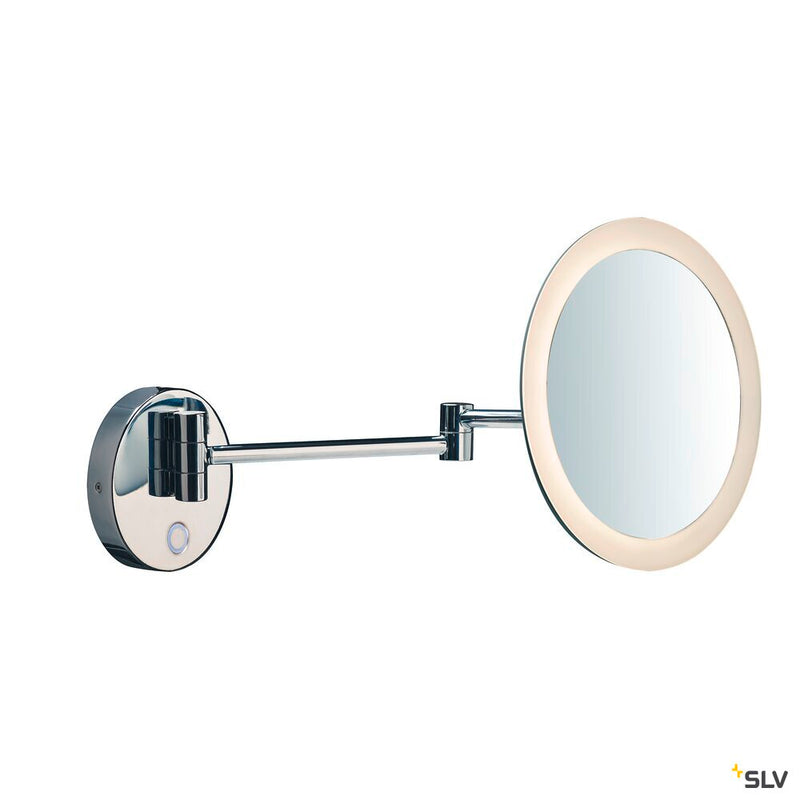 SLV 1004971 - MAGANDA WL, Indoor LED wall-mounted light chrome CCT switch 2700/3000/4000K