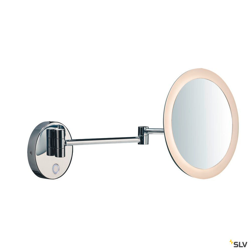 SLV 1004971 - MAGANDA WL, Indoor LED wall-mounted light chrome CCT switch 2700/3000/4000K
