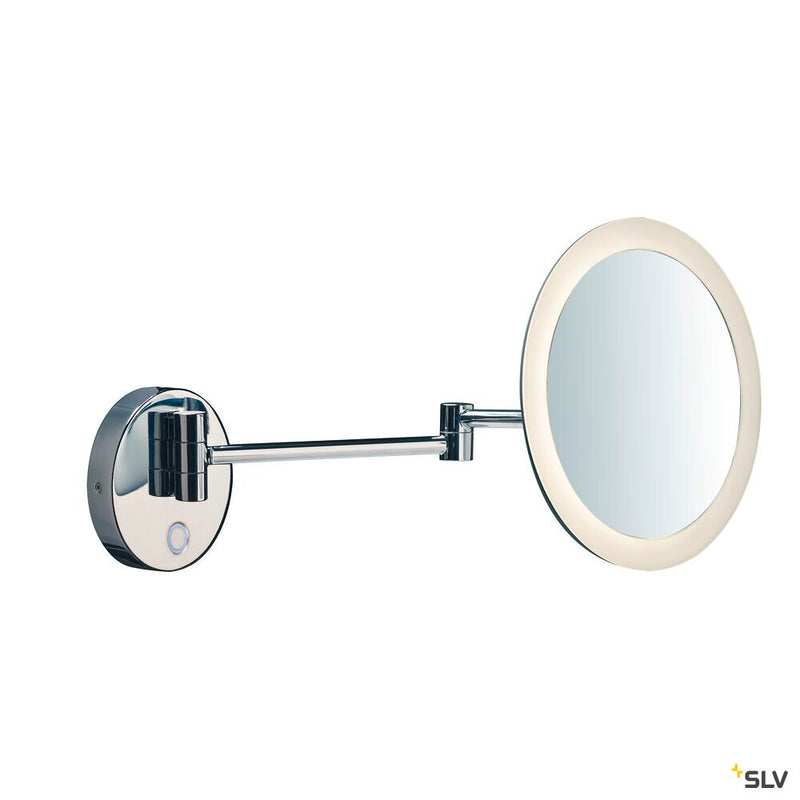 SLV 1004971 - MAGANDA WL, Indoor LED wall-mounted light chrome CCT switch 2700/3000/4000K