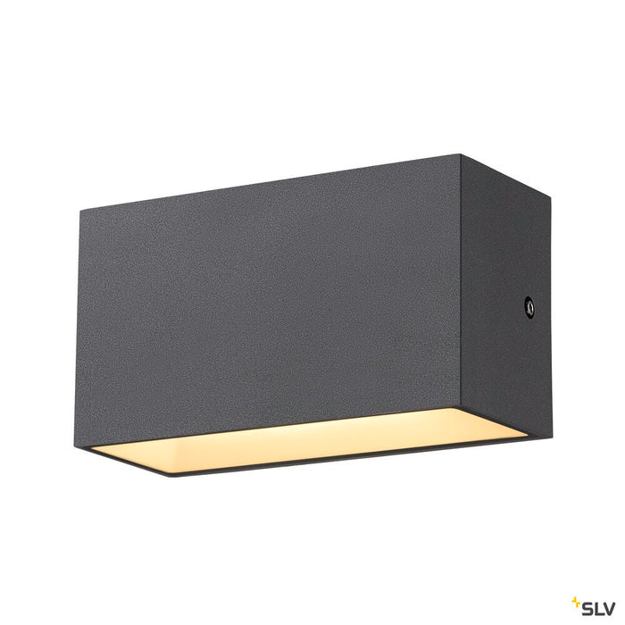 SITRA M WL UP/DOWN, outdoor LED wall-mounted light, anthracite, CCT switch 3000/4000K