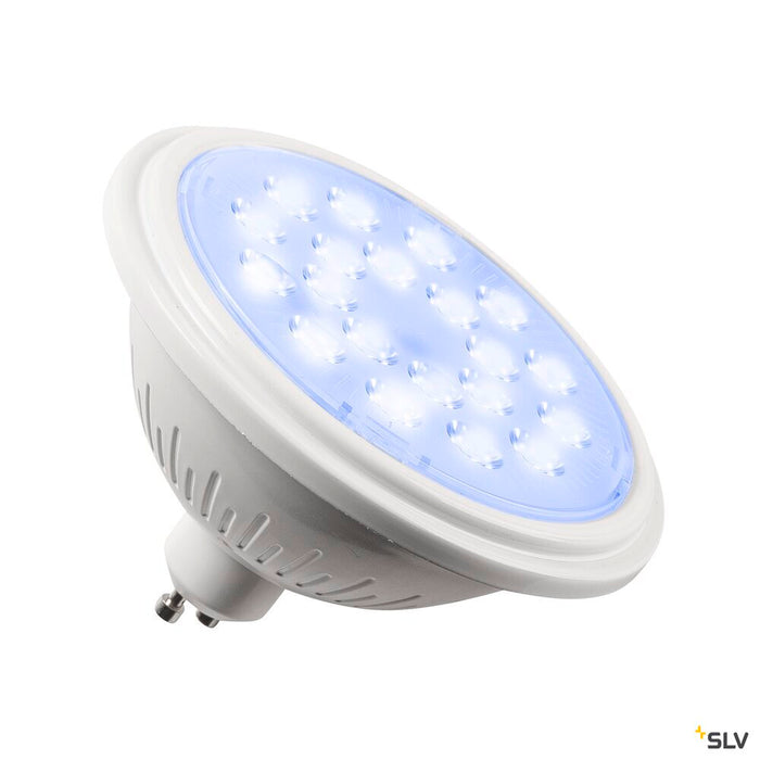 QPAR111 GU10 RGBW smart, white / transparent LED light, 10W CRI90 40°