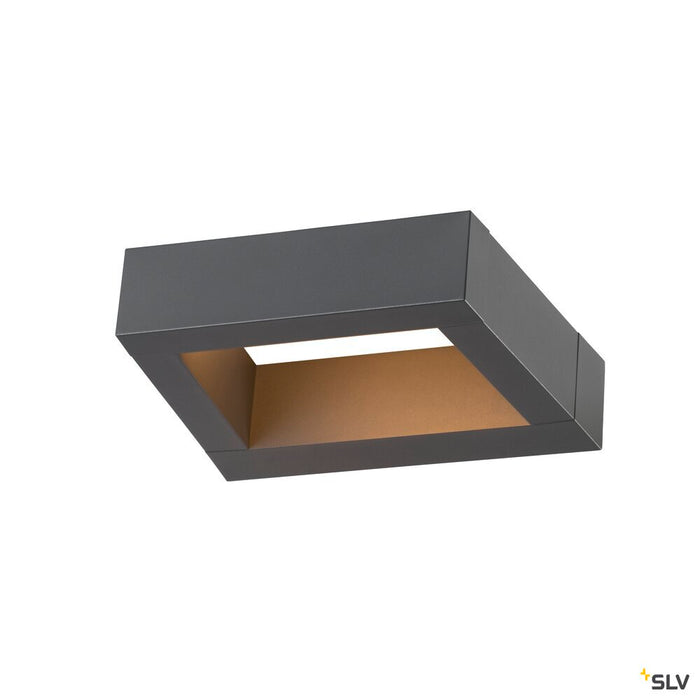 BOOKAT, anthracite wall-mounted light, 15W 3000/4000K