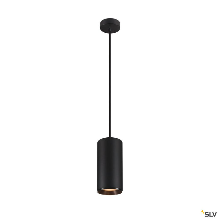 NUMINOS XL PHASE, black pendant light, 36W 2700K 24°