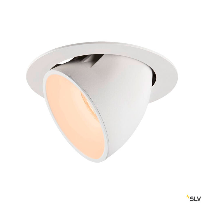 NUMINOS GIMBLE XL, white recessed ceiling light, 2700K 20°