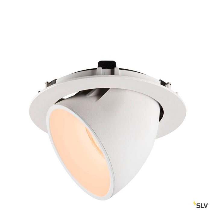 NUMINOS GIMBLE XL, white recessed ceiling light, 2700K 55°