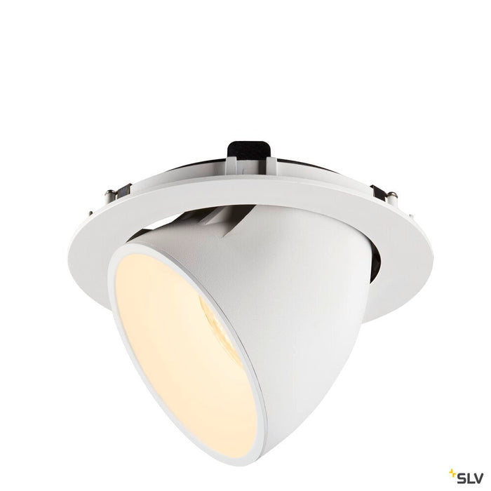 NUMINOS GIMBLE XL, white recessed ceiling light, 3000K 20°
