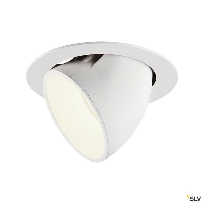 NUMINOS GIMBLE XL, white recessed ceiling light, 4000K 20°