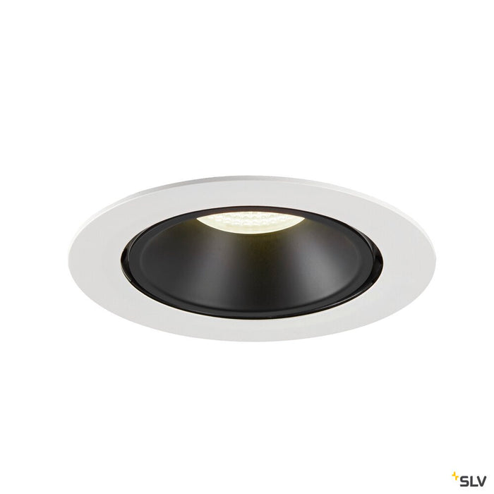 NUMINOS GIMBLE XL, white / black recessed ceiling light, 4000K 40°