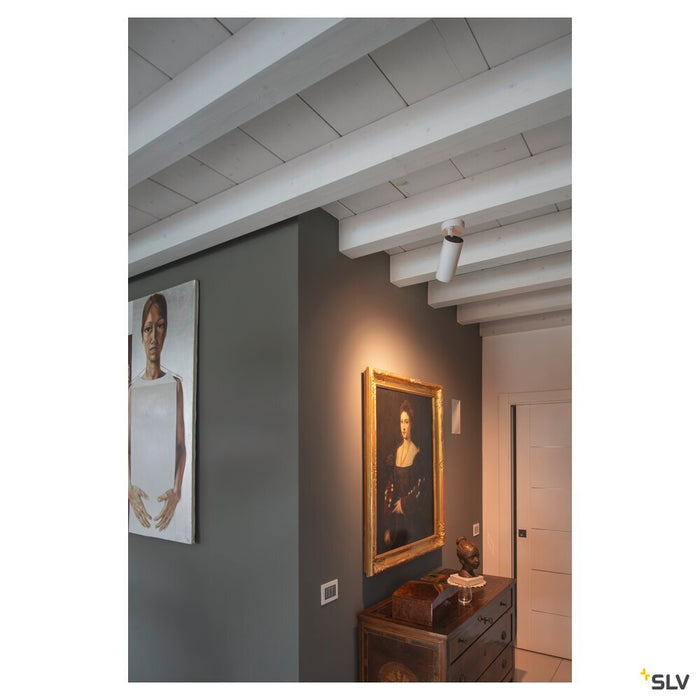 NUMINOS SPOT XL PHASE, white / black ceiling mounted light, 36W 3000K 36°