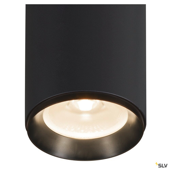 NUMINOS XL PHASE, black ceiling mounted light, 36W 36°