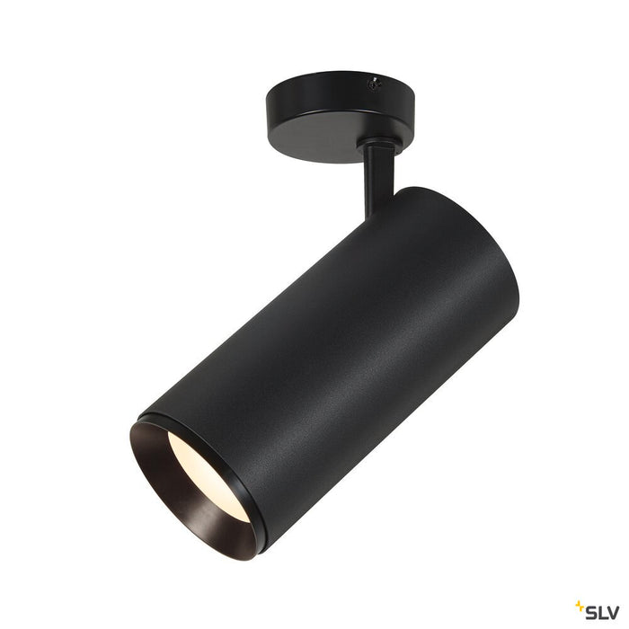 NUMINOS XL PHASE, black ceiling mounted light, 36W 60°