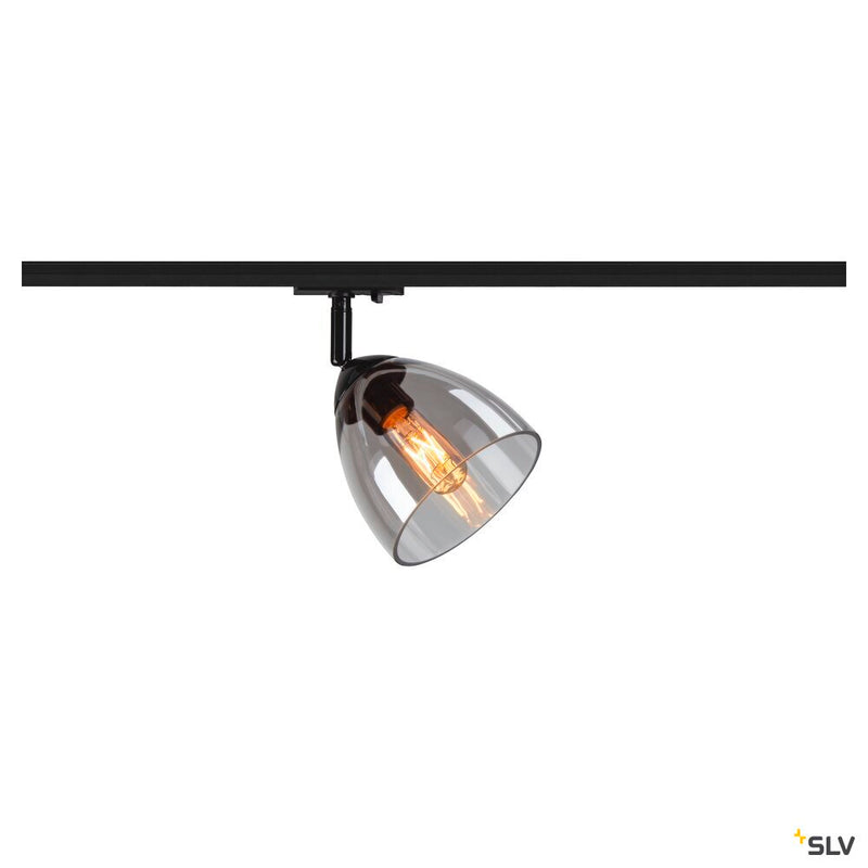 SLV 1006155 - PARA CONE GL GU10, black / transparent 1-phase spot