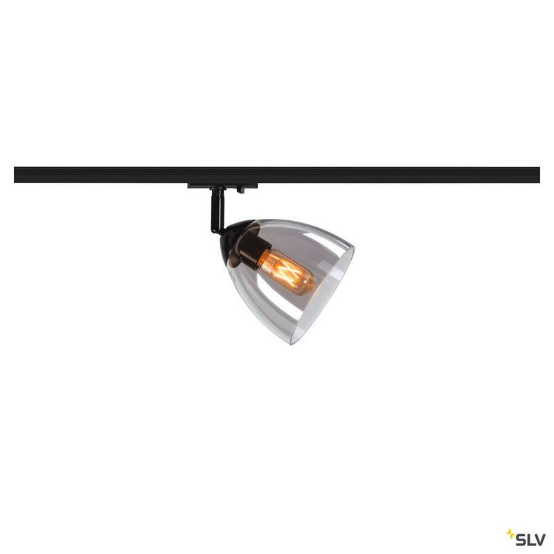 SLV 1006155 - PARA CONE GL GU10, black / transparent 1-phase spot