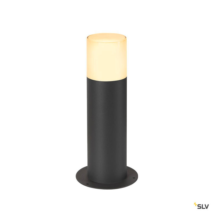 GRAFIT E27 30 Pole round, anthracite free-standing lamp