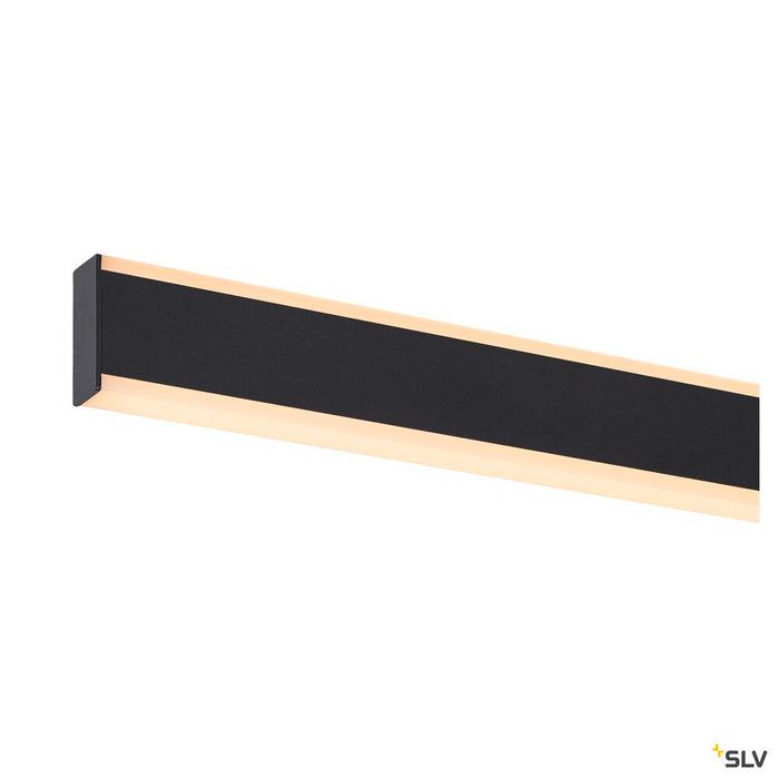 ONE LINEAR 100 PHASE up/down, black pendant light, 24W 2700/3000K