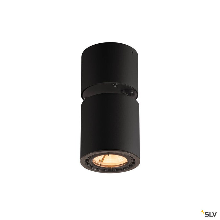 SUPROS 78, ceiling light, LED, 3000K, round, black, 60° lens