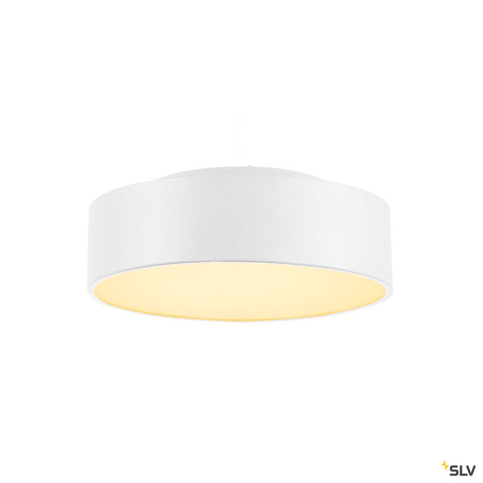 MEDO 30 ceiling light, LED, 3000K, round, white, Ø 28 cm, can be converted to a pendant, 12W