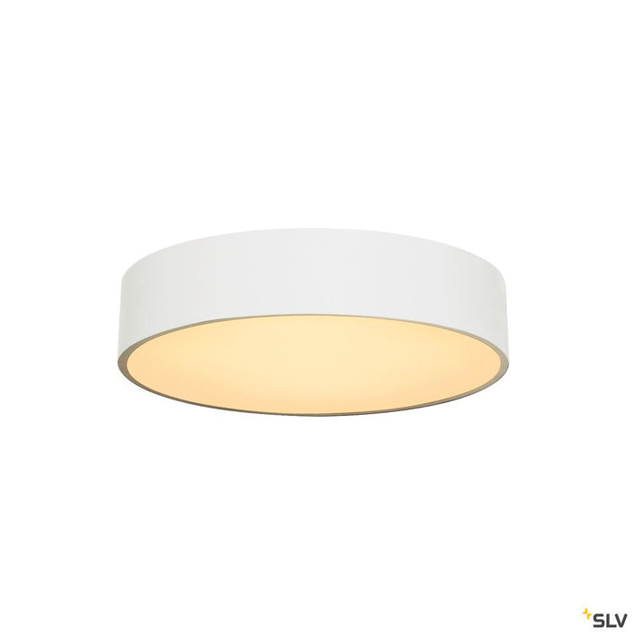 MEDO 40 ceiling light, LED, 3000K, round, white, Ø 38 cm, can be converted to a pendant, 31 W