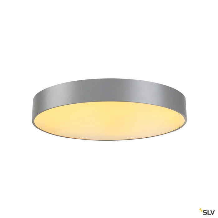 MEDO 60 ceiling light, LED, 3000K, round, silver-grey, Ø 60 cm, can be converted to a pendant, 40 W