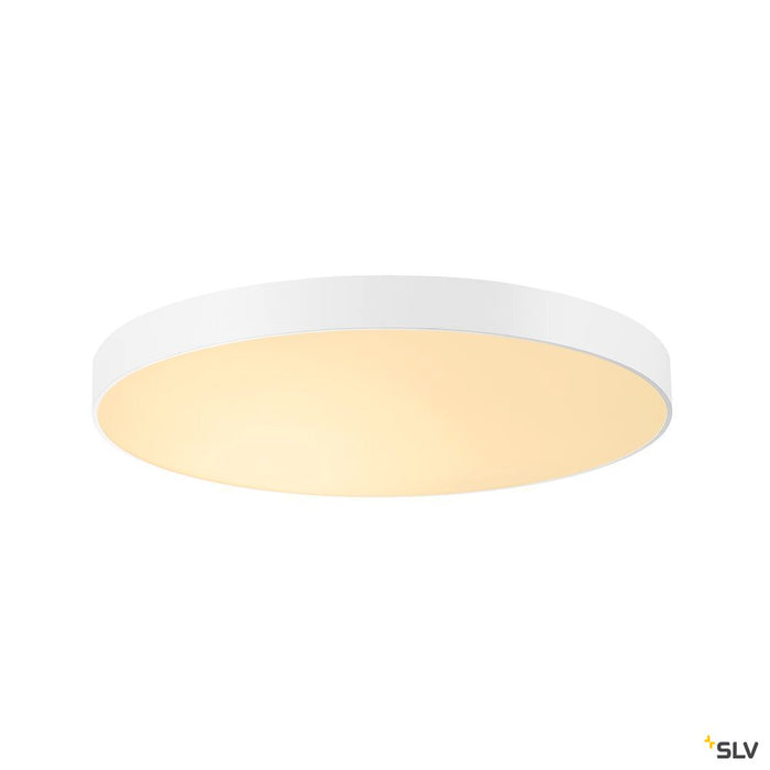 MEDO 90 ceiling light, LED, 3000K, round, white, Ø 90 cm, can be converted to a pendant, 120W