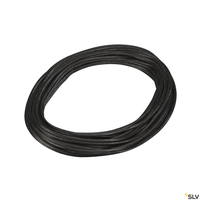 LOW-VOLTAGE CABLE, for TENSEO low-voltage cable system, black, 6mm², 20m