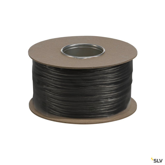 LOW-VOLTAGE CABLE, for TENSEO low-voltage cable system, black, 6mm², 100m