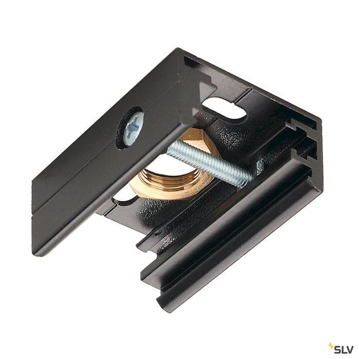 PENDANT CLIP for EUTRAC 240V 3-phase surface-mounted track, black, M13 thread