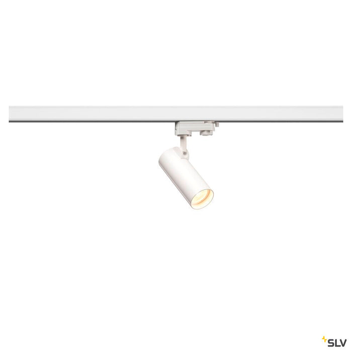 HELIA 50, spot for 3-circuit high-voltage track, LED, 3000K, white, 35°, incl. 3-circuit adapter