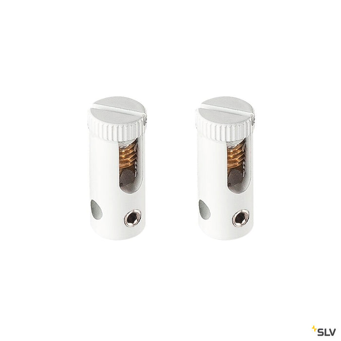 FEED-IN, for TENSEO low-voltage cable system, white, 2 pieces