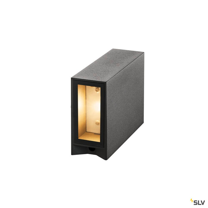 QUAD 2, wall light, LED, 3000K, IP44, square, up/down, anthracite, 6W