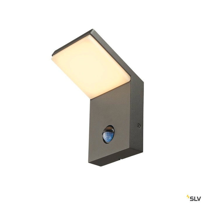 ORDI, outdoor wall light, LED, 3000K, anthracite, with sensor