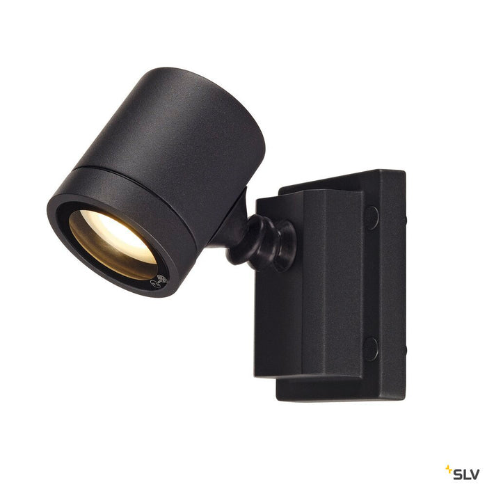 MYRA WALL, outdoor wall and ceiling light, single-headed, QPAR51, IP55, anthracite, max. 50W