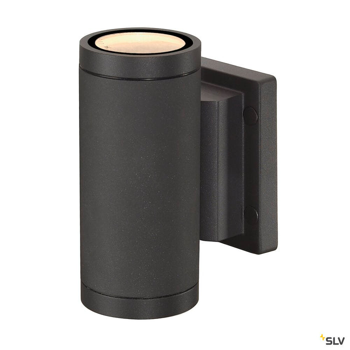 MYRA, outdoor wall light, QPAR51, IP55, up/down, anthracite, max. 70W