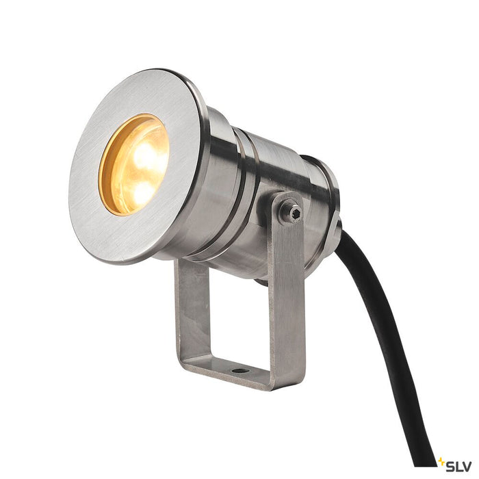 DASAR PROJECTOR, outdoor floodlight, LED, 3000K, IP68, stainless steel 316, 12-24V, 7W